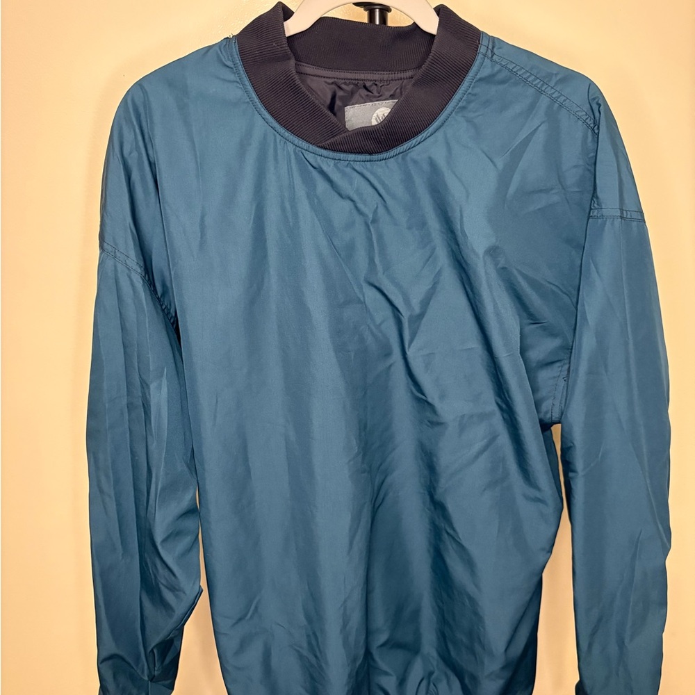 Vintage Men's Blue Windbreaker